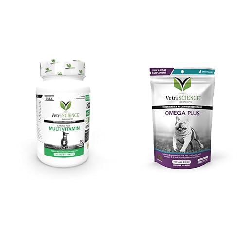 90 Tablets & 40 Chews Dog Multivitamin Skin Supplement N9801
