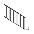 6’ x 36” Matte Black Aluminum Stair Kit C335043
