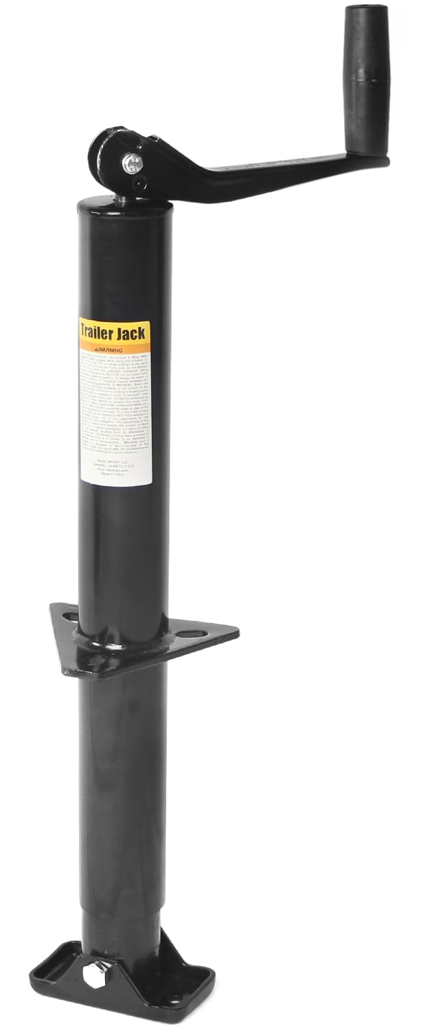 14" A-Frame Trailer Jack with Top Wind 2000 lbs. Capacity W60097