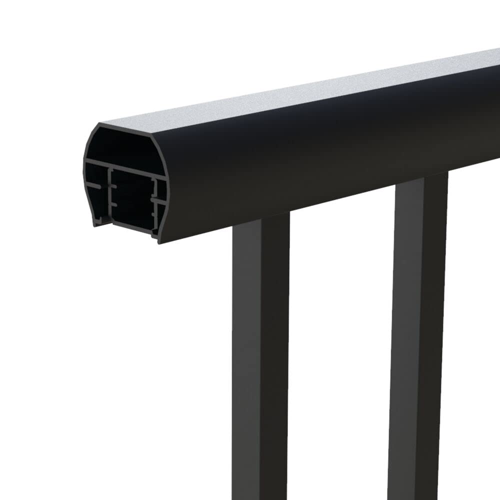 6’ x 36” Matte Black Aluminum Stair Kit C335043