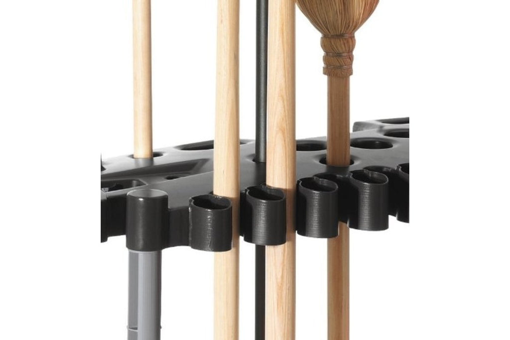 Black Wheeled Garage Tool Tower Rack D52171