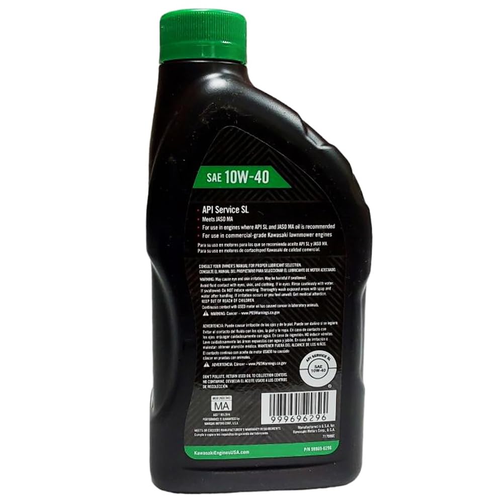 6 Pack SAE 10W-40 4-Cycle Engine Oil O2432