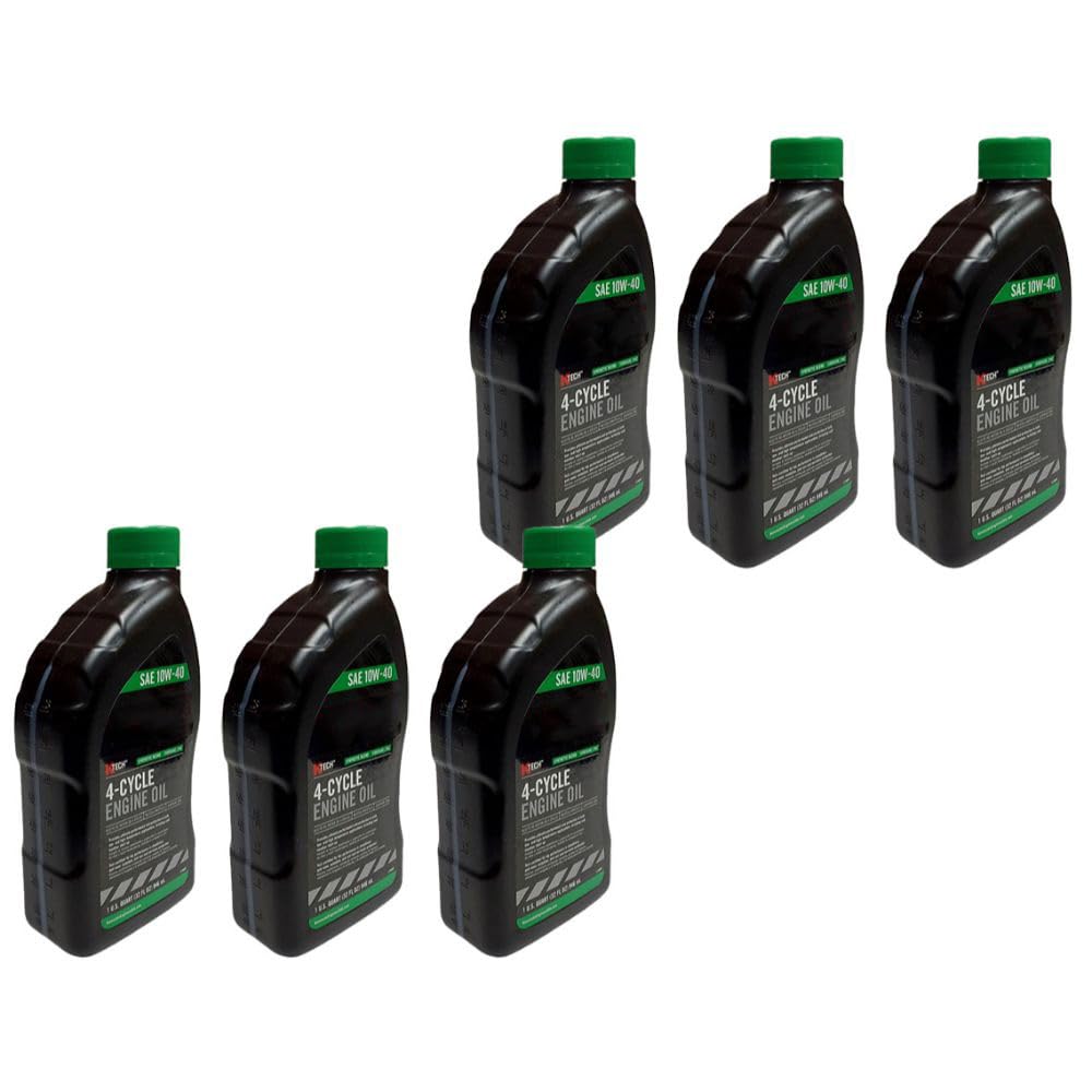 6 Pack SAE 10W-40 4-Cycle Engine Oil O2432