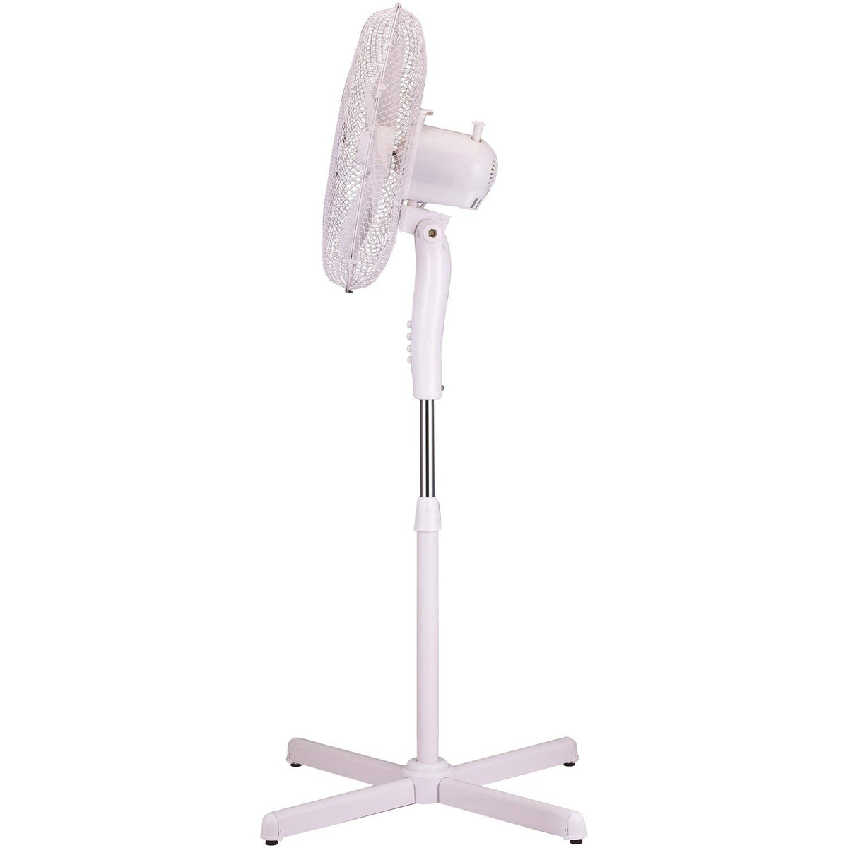 White 16-inch 3-Speed Oscillating Stand Fan G515365