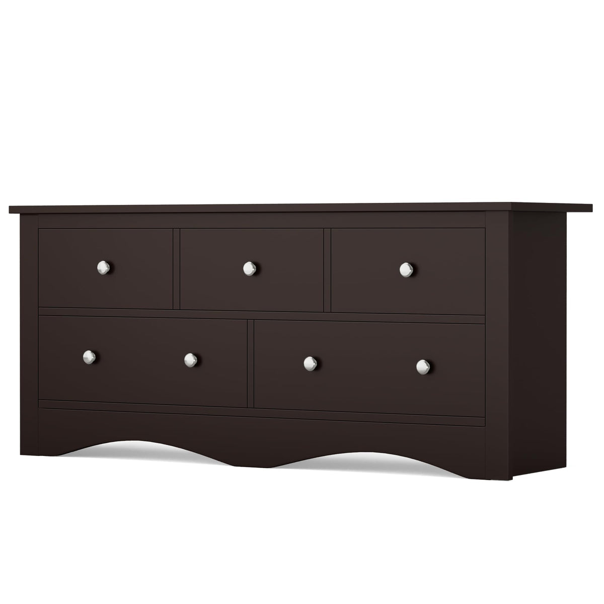 Brown 5 Drawer Dresser Y151267