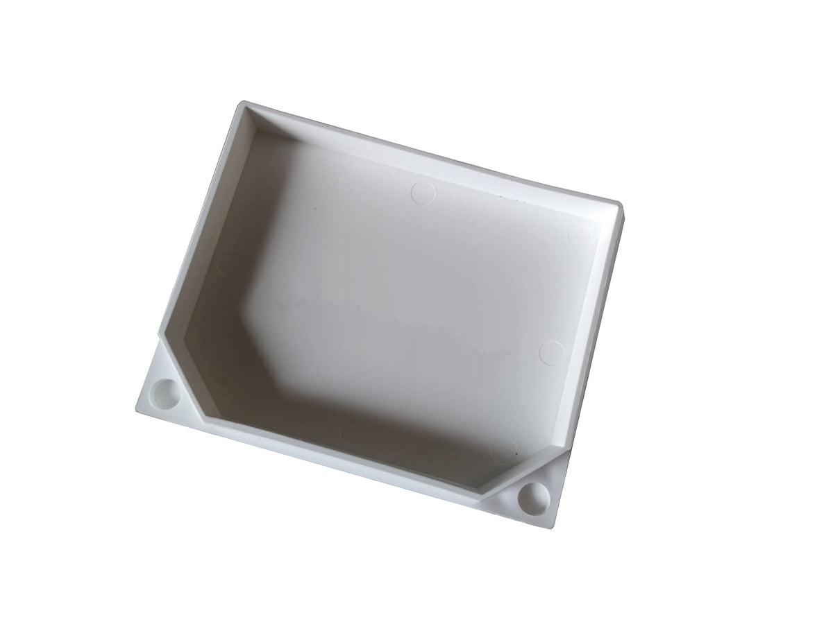 White 5" Gutter End Cap V3762