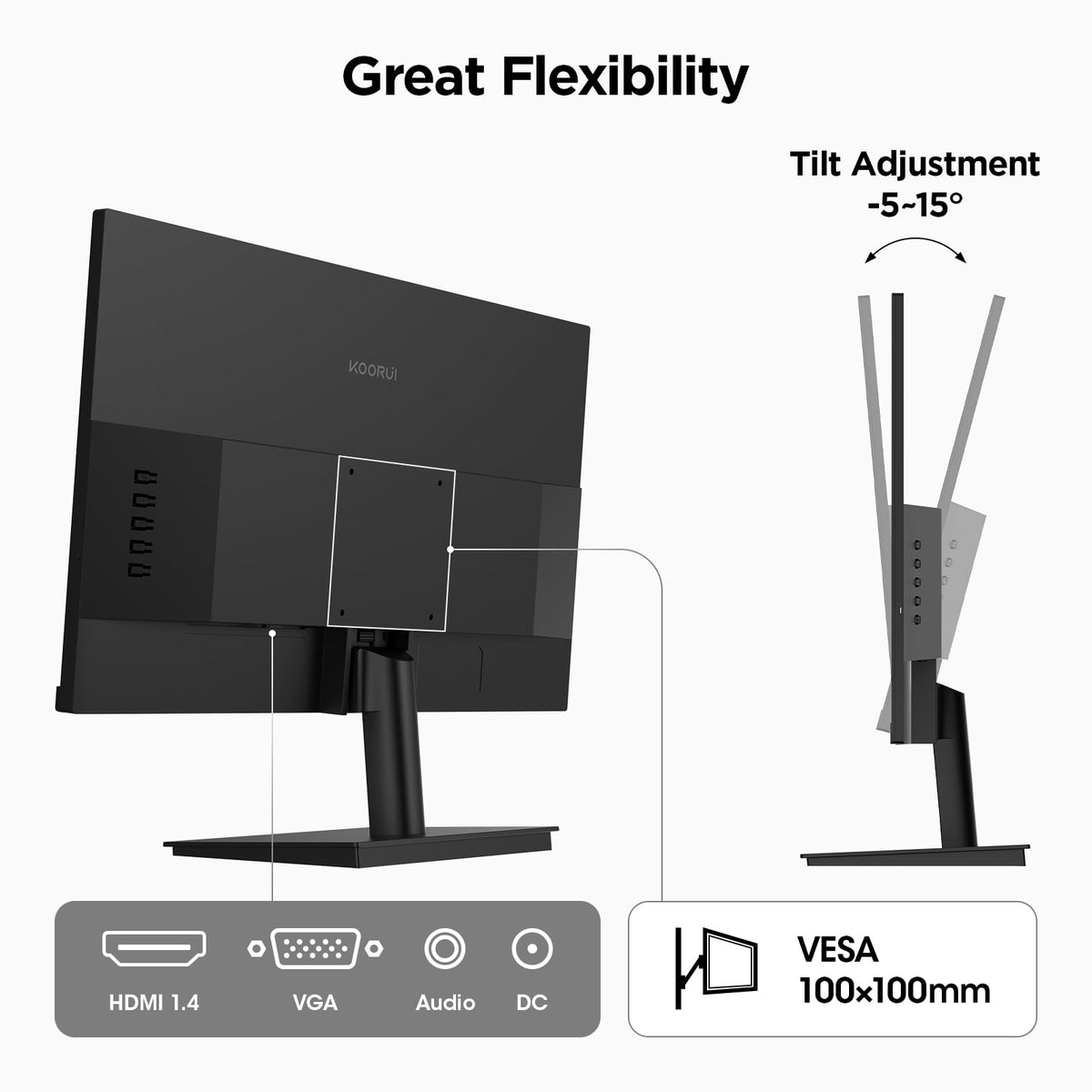 24-inch FHD 100Hz VA Computer Monitor U7237