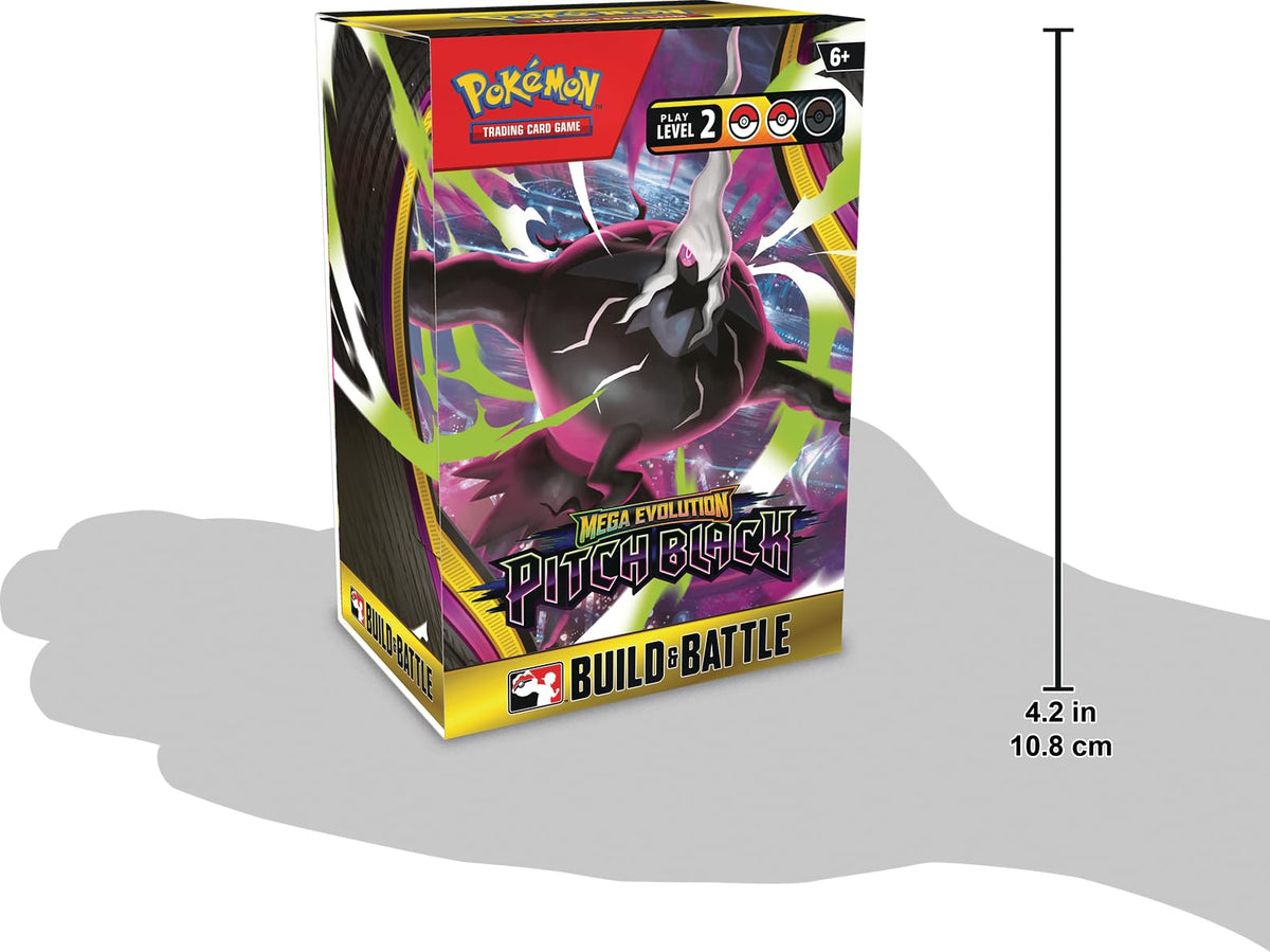 Pokémon Tcg: Mega Evolution—pitch Black Build & Battle Box G7774