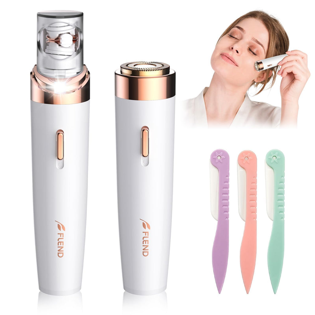 2-in-1 Facial Hair Removal Epilator with LED Light G221059