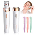 2-in-1 Facial Hair Removal Epilator with LED Light G221059