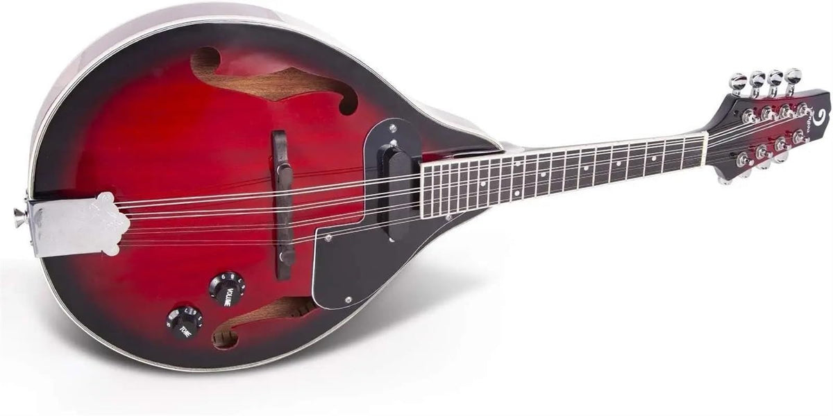 Red Sunburst Mahogany Wood Acoustic Electric Mandolin L827