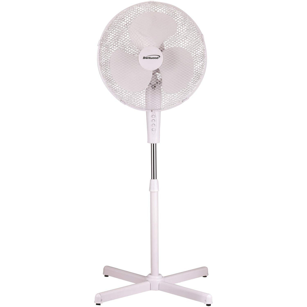White 16-inch 3-Speed Oscillating Stand Fan G515365
