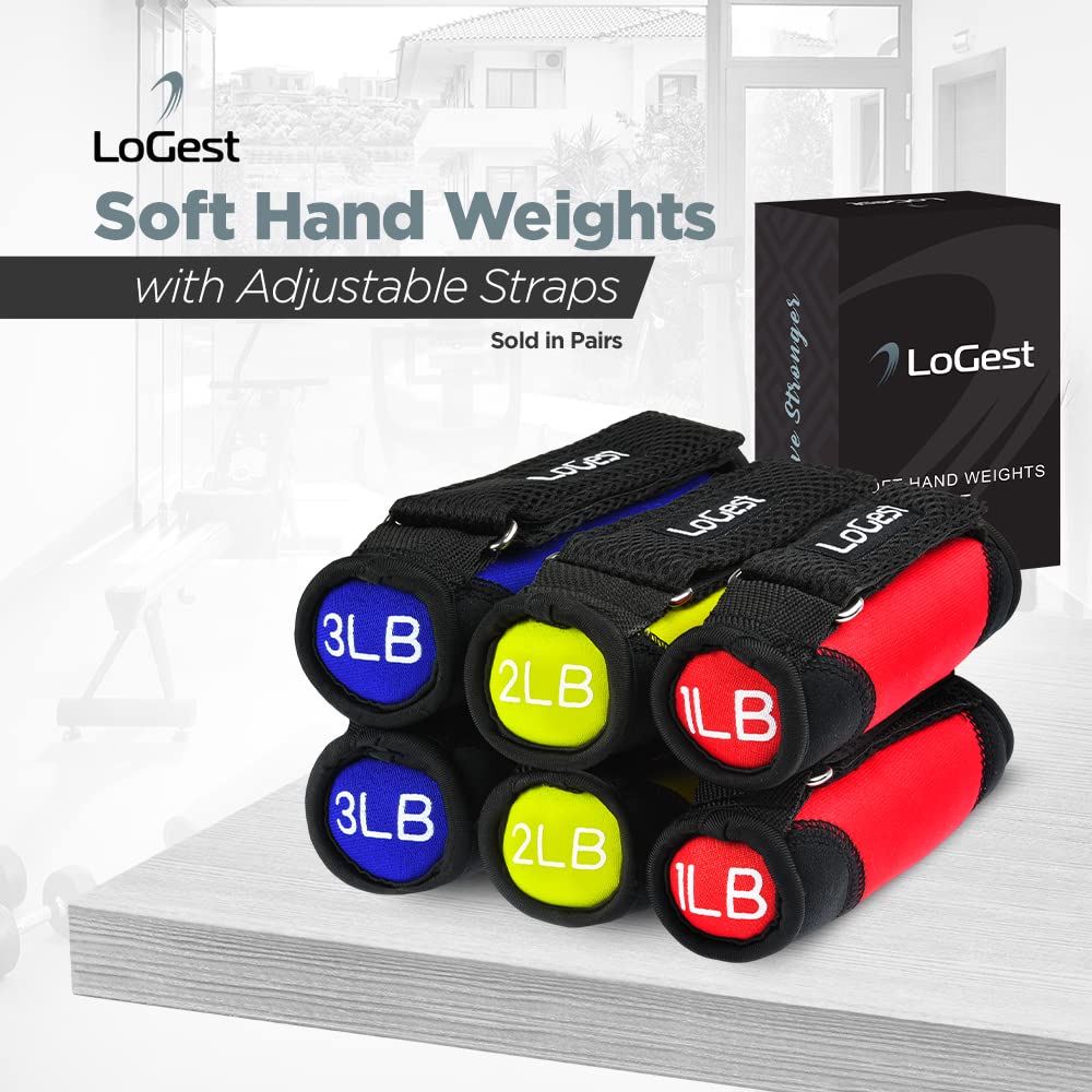 Soft Hand Weights with Straps H67721