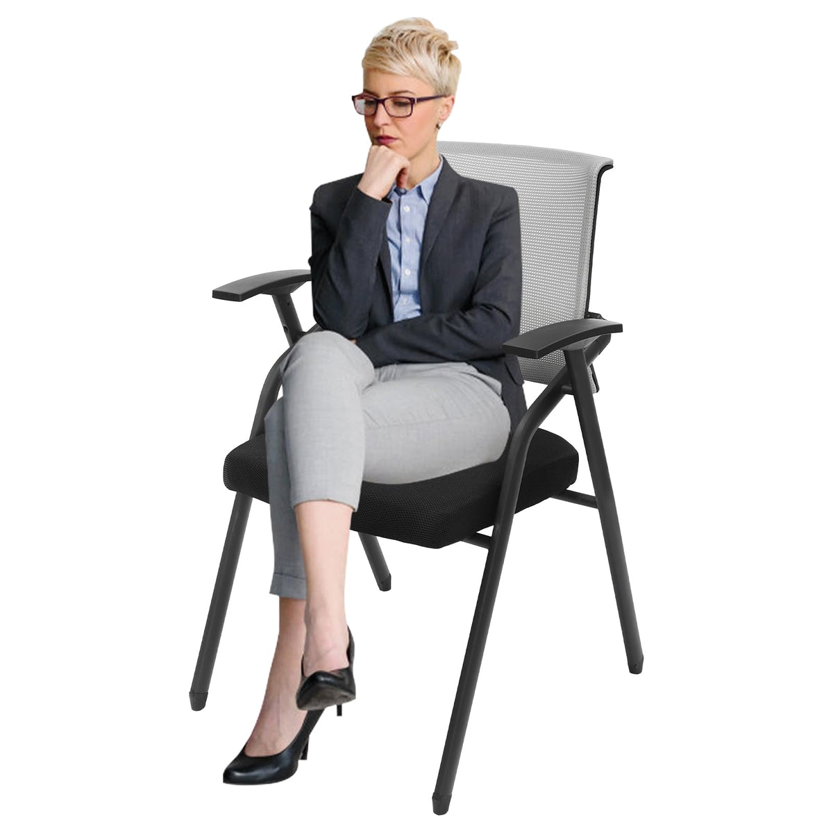 Foldable Mesh Back Guest Chair A4669