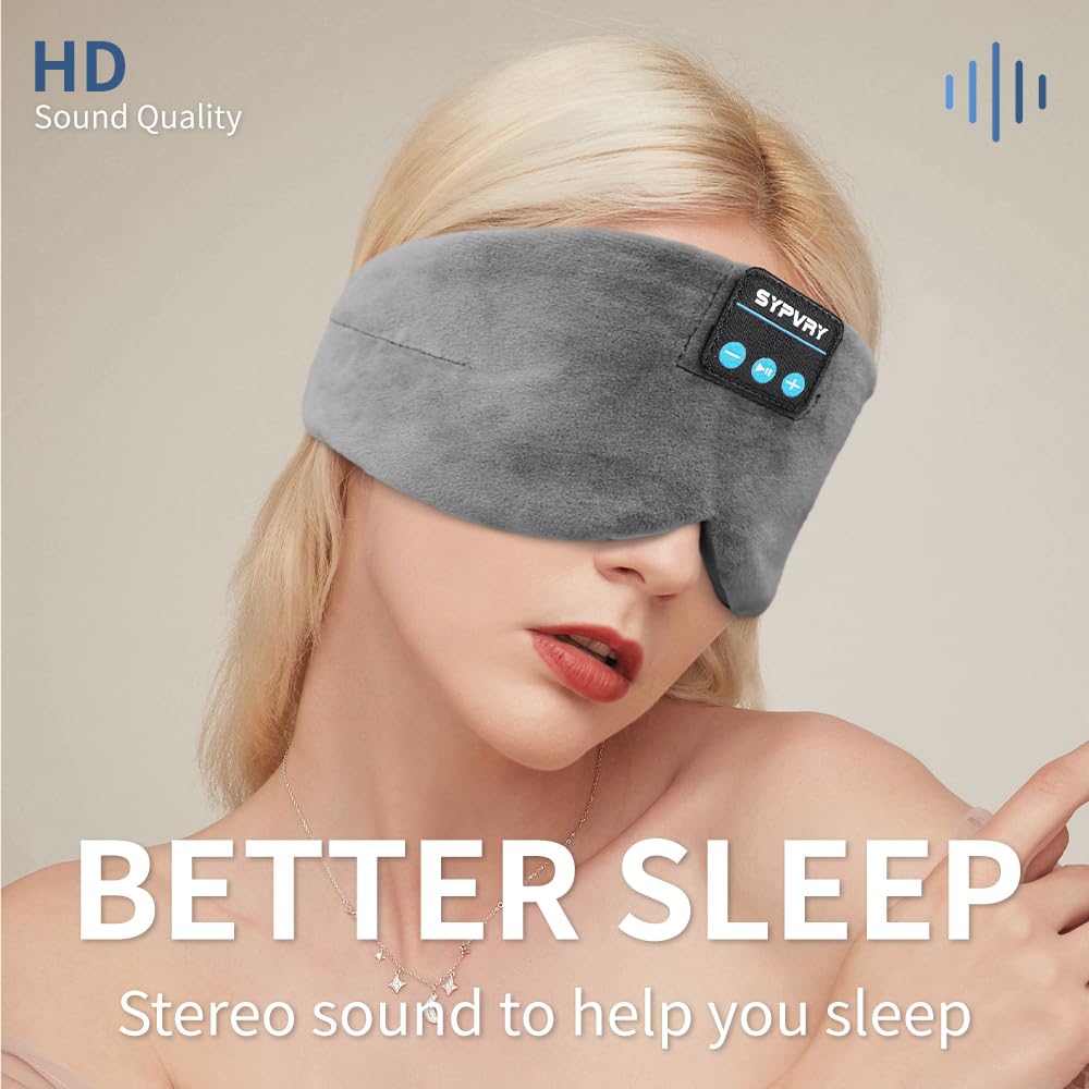 Bluetooth Silk Sleep Eye Mask with Microphone U903