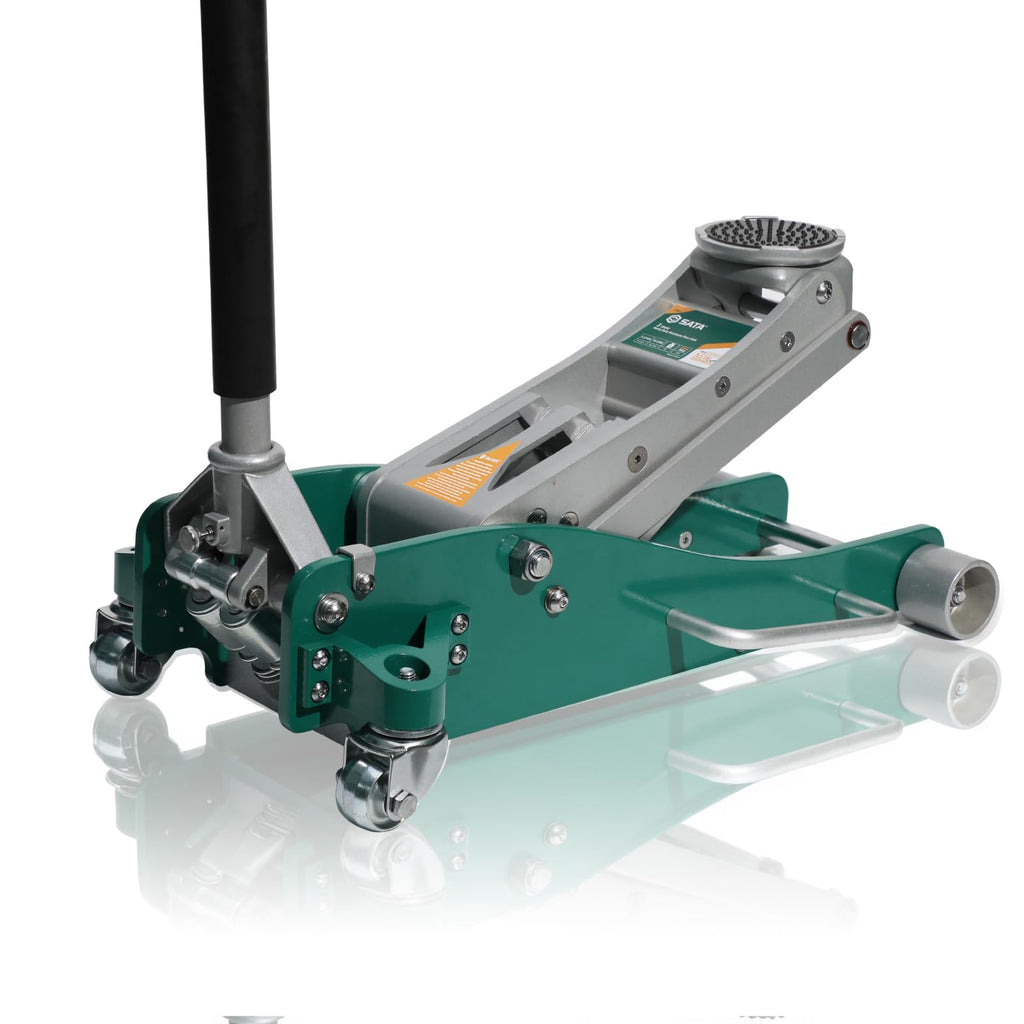3-Ton Aluminum Floor Jack with Dual-Piston Rapid Lift Pump A683