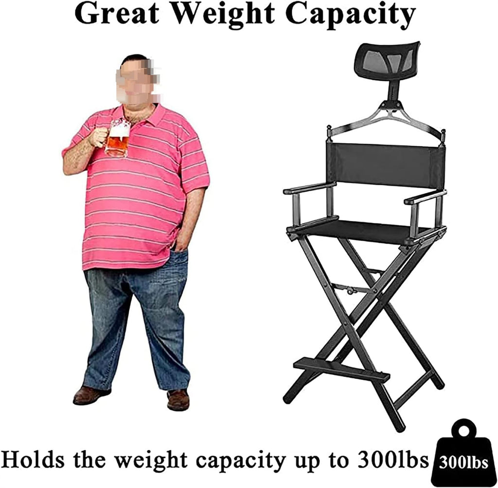 Portable Aluminum Director Chair Pink 300lb Capacity T77878