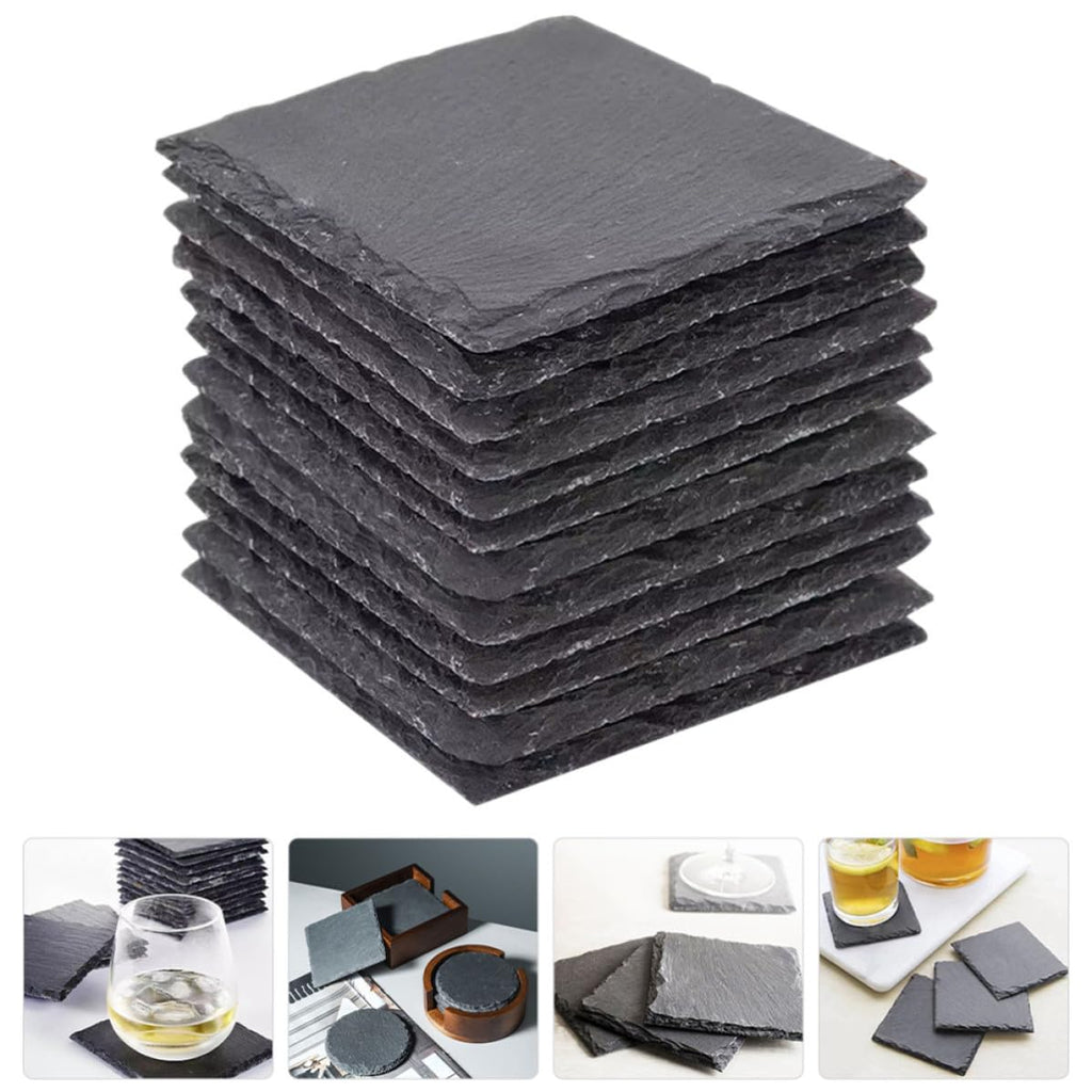12pcs Natural Stone Drink Coasters G729