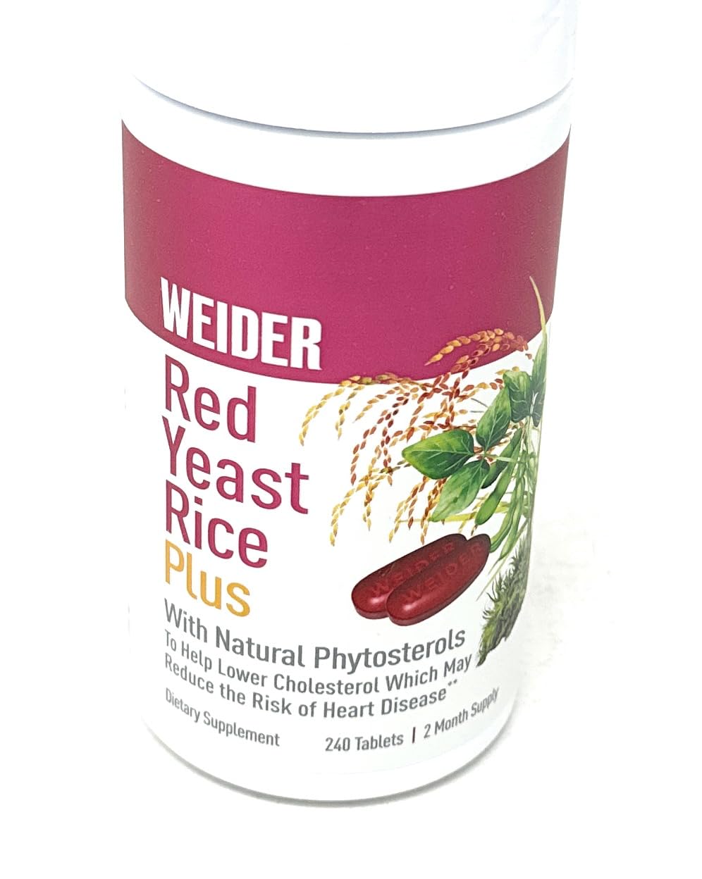 Red Yeast Rice 1200 mg 240 Tablets S42030