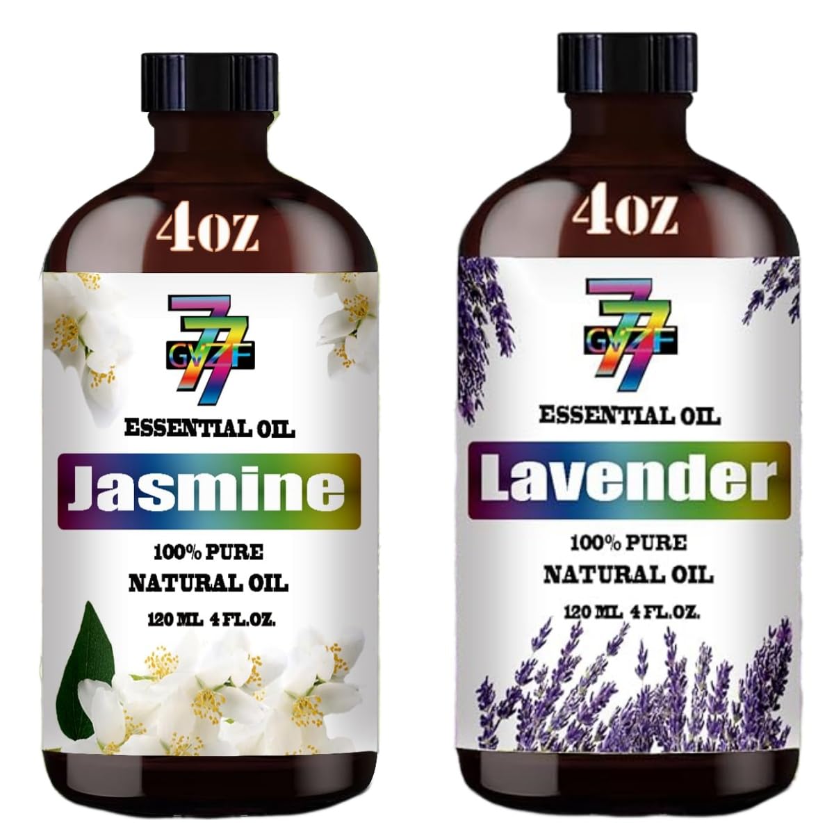 4 Fl Oz Lavender and Jasmine Essential Oil Set Z161093