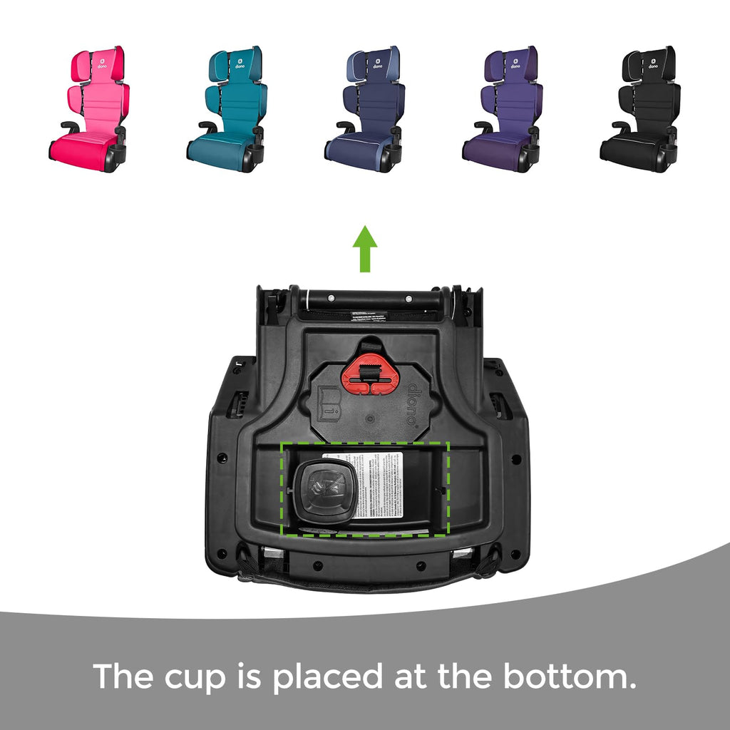 2-in-1 High Back Booster with Cupholder T408
