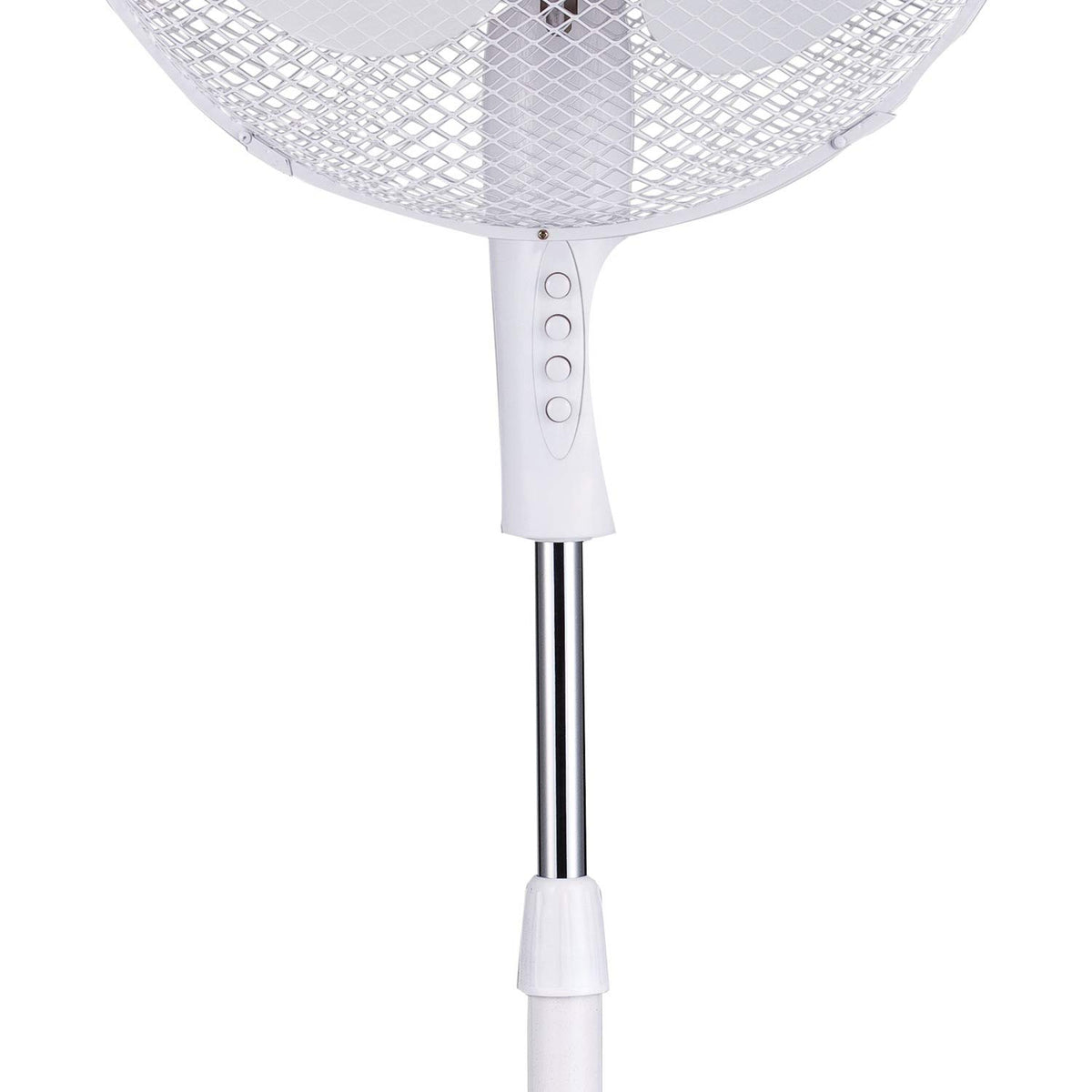White 16-inch 3-Speed Oscillating Stand Fan G515365
