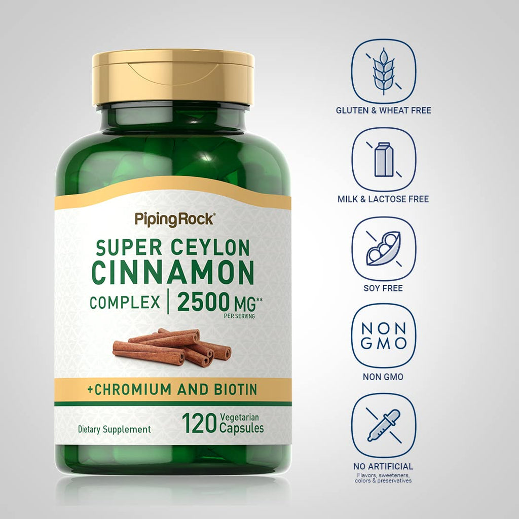 Ceylon Cinnamon Capsules 120 Pills L1924