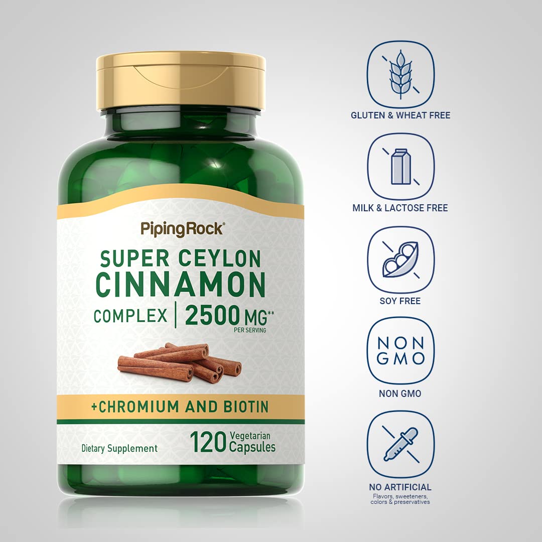 Ceylon Cinnamon Capsules 120 Pills L1924