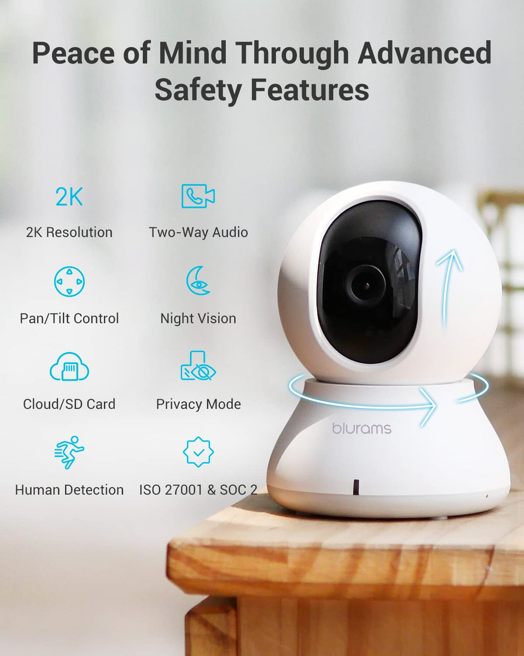 White 2K Security Camera 2 Pack X592438