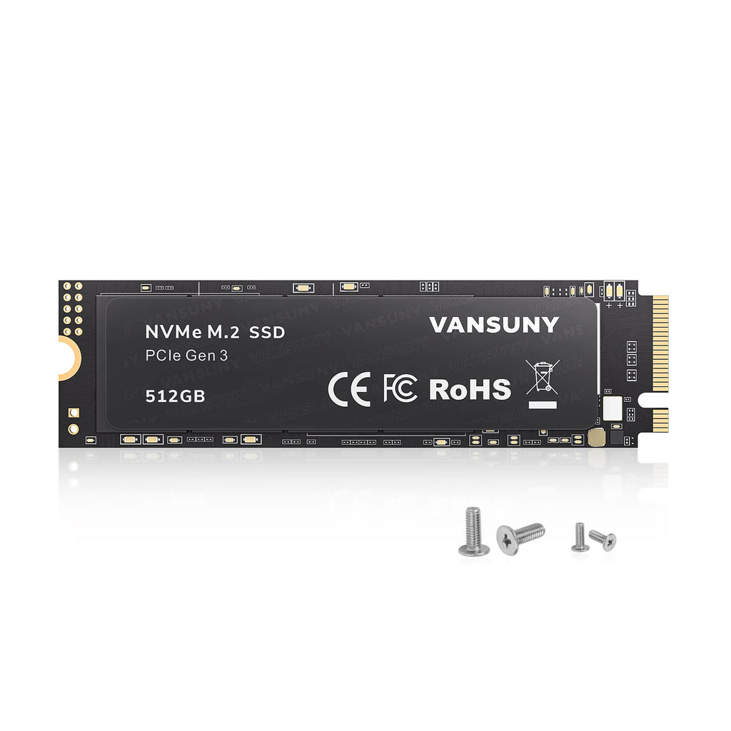 512GB NVMe M.2 Internal Solid State Drive PCIe 3.0 TLC 3D NAND 2280 R8356