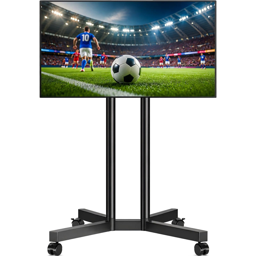 Dual-Pole Rolling TV Stand for 32-75 inch TVs H823