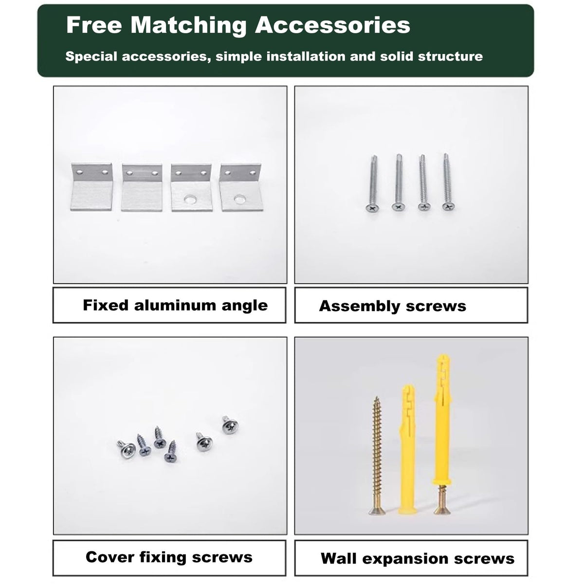 Aluminum 4-Panel AC Condenser Fence A488