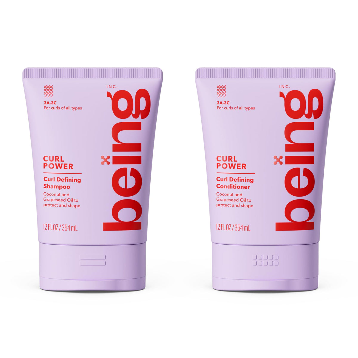 Curl Defining Shampoo and Conditioner Set with Coconut and Grapeseed Oil G644