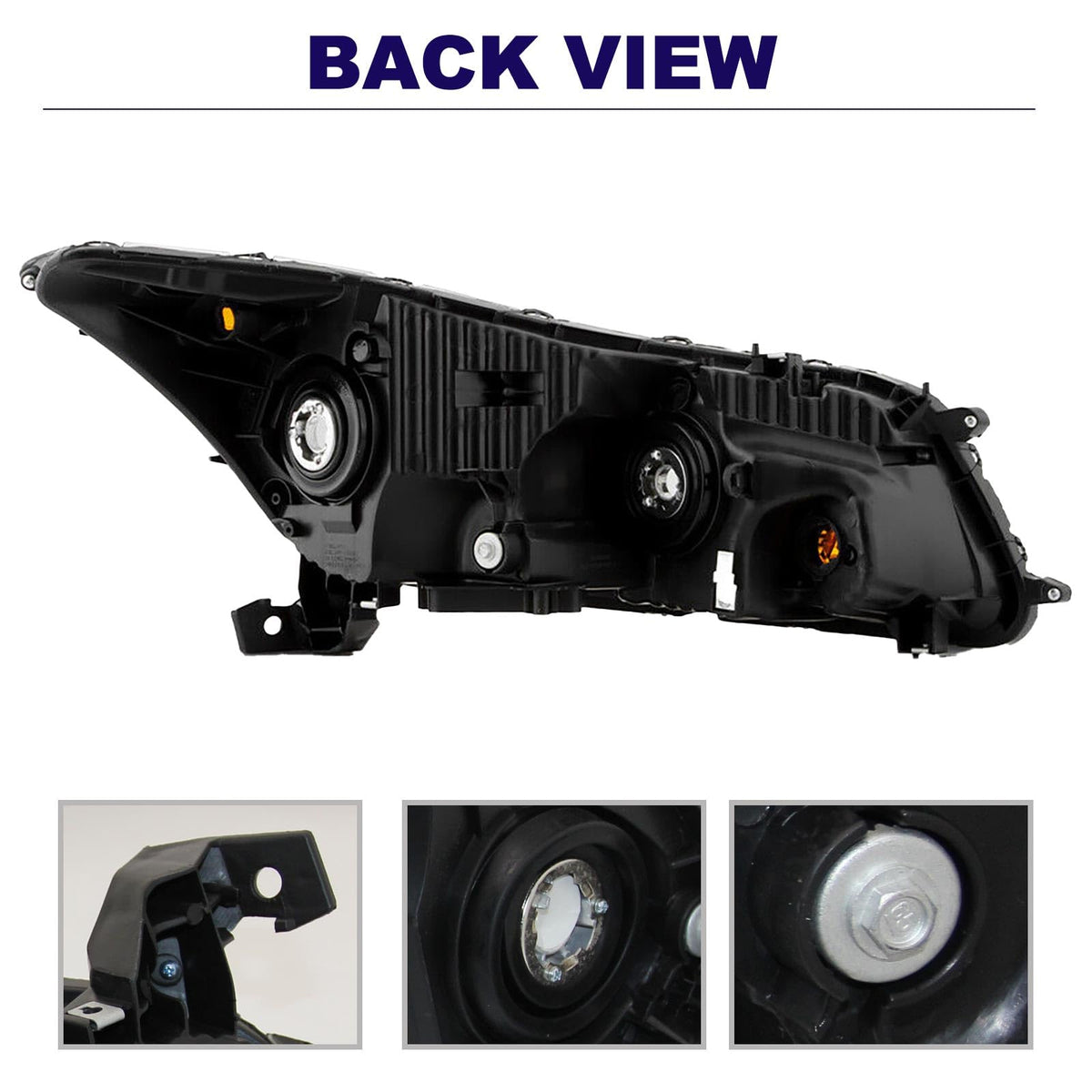 Headlights with Amber Reflector Y661