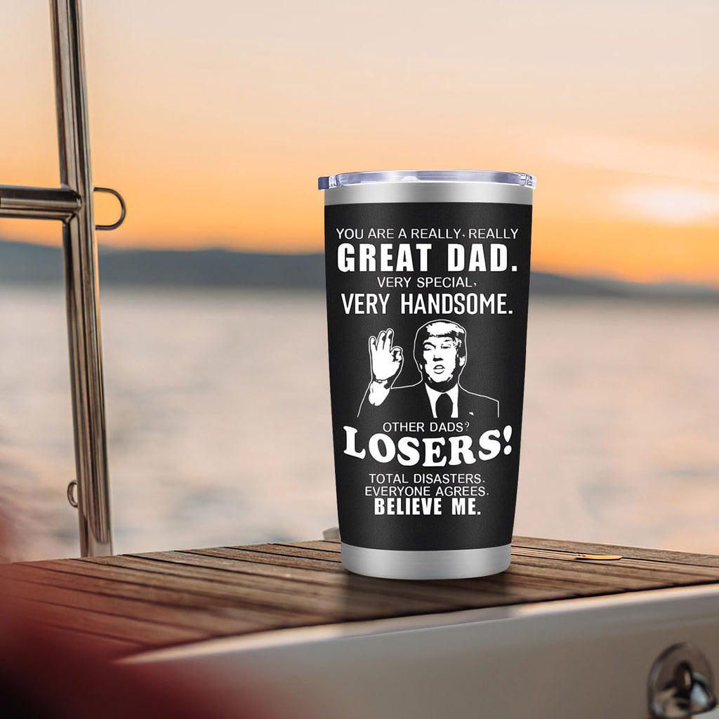 20 oz Black Tumbler Mug F1737
