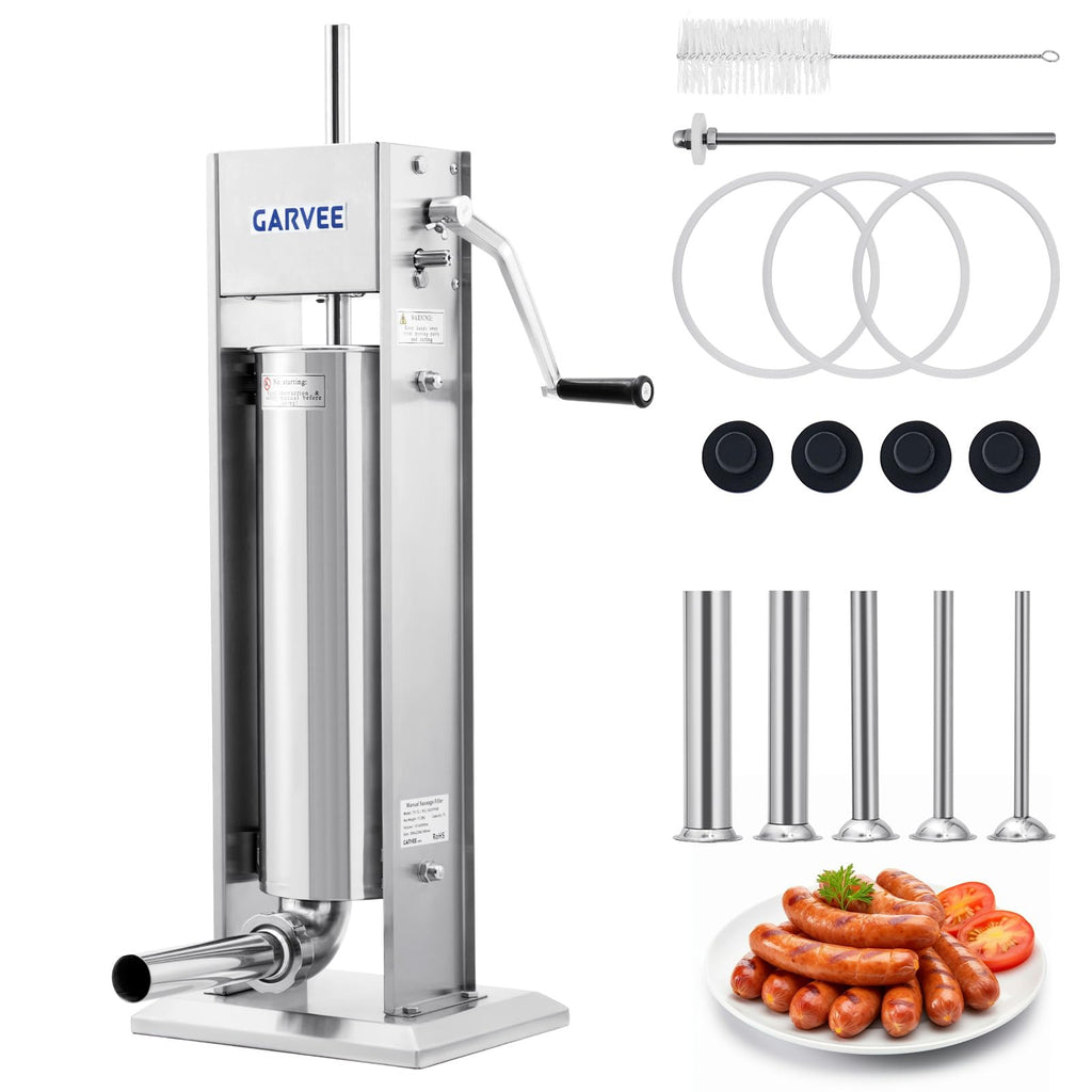 7 L 2-Speed Vertical Sausage Stuffer G2518