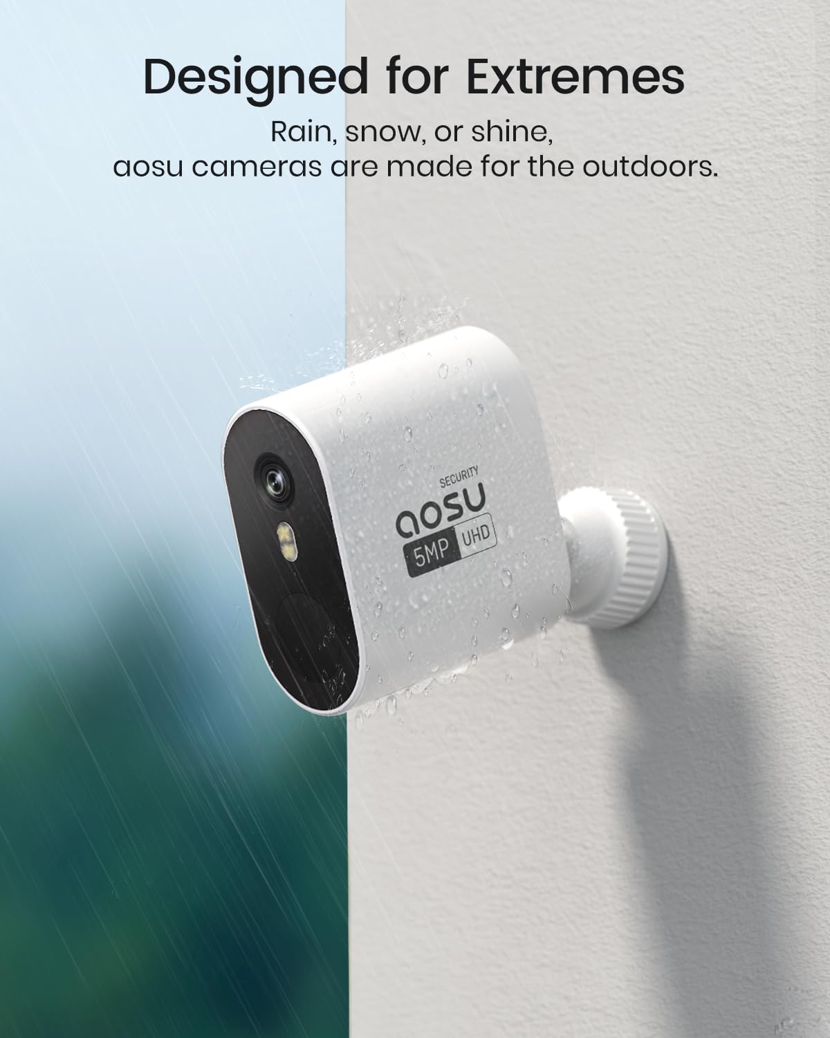 3K/5MP Solar Security Cameras Wireless Outdoor System, 2-Cam-Kit S5636