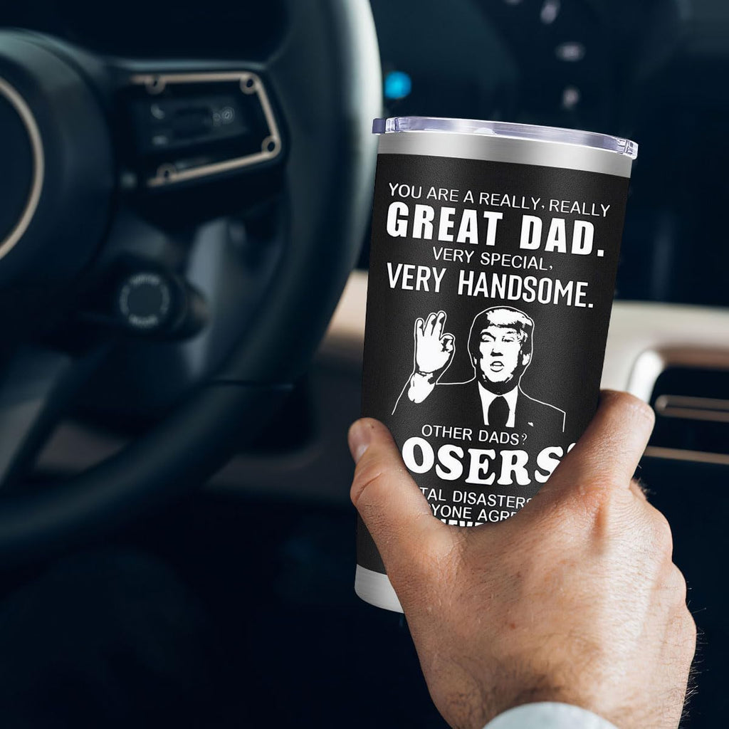 20 oz Black Tumbler Mug F1737