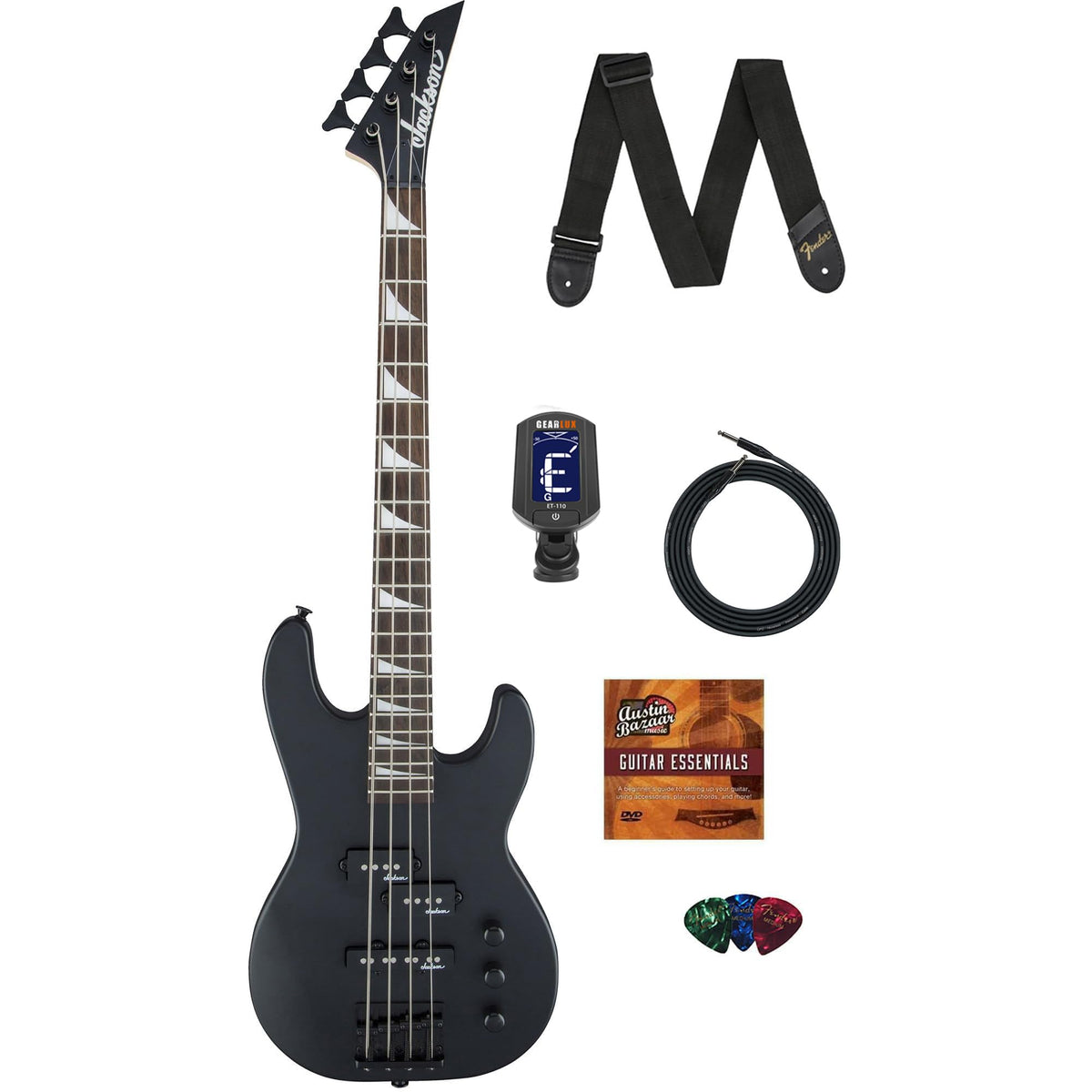 Satin Black Concert Bass Guitar H705861