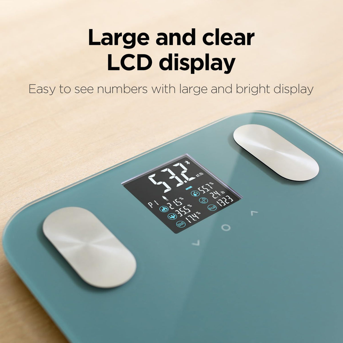 Green Bluetooth Body Weight Smart Scale R496876