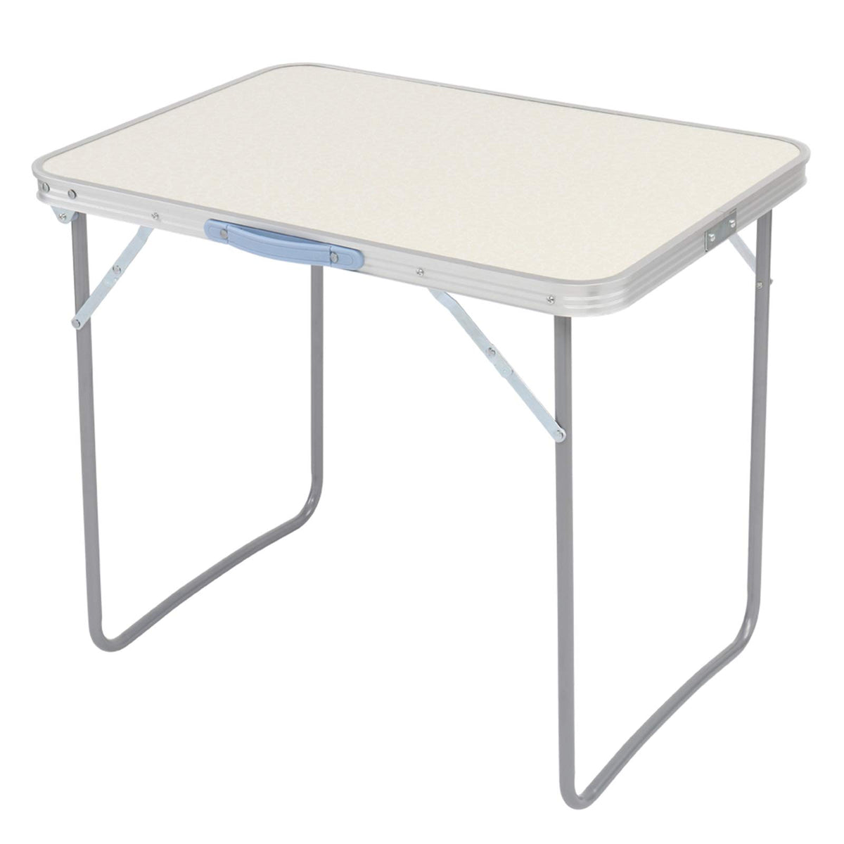 Portable Folding Camping Table, Aluminum Lightweight Adjustable Height Table W8069