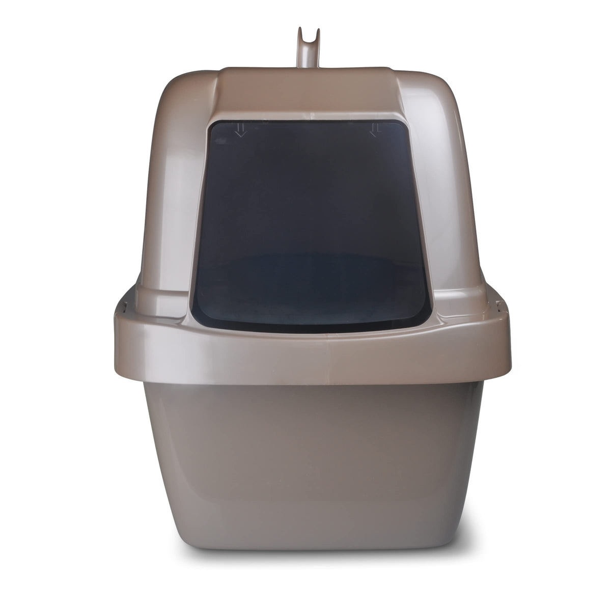 Large Enclosed Sifting Cat Pan with Odor Door, Hooded, Beige M8970