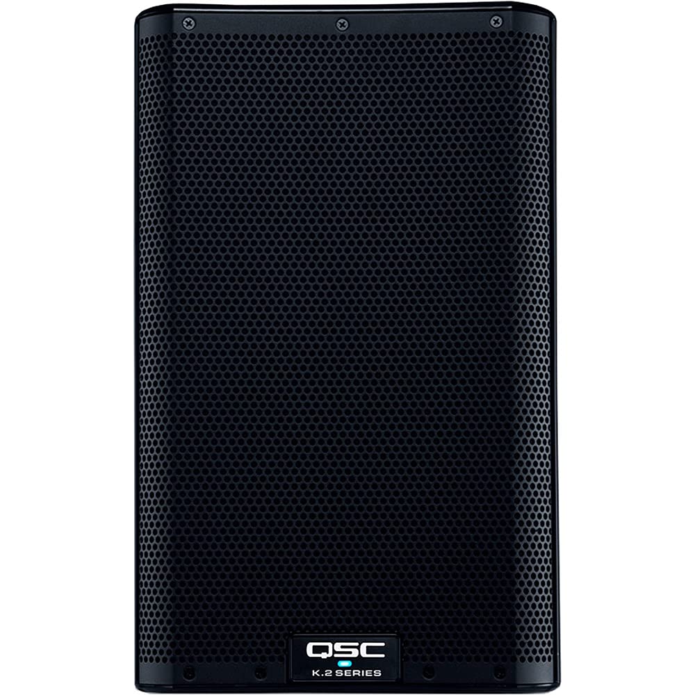 8" 2000W Powered Portable PA Speaker with Speaker Stand and XLR Cable K844858