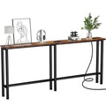 78" Narrow Console Sofa Table with Power Outlets & 2 USB Ports N953086