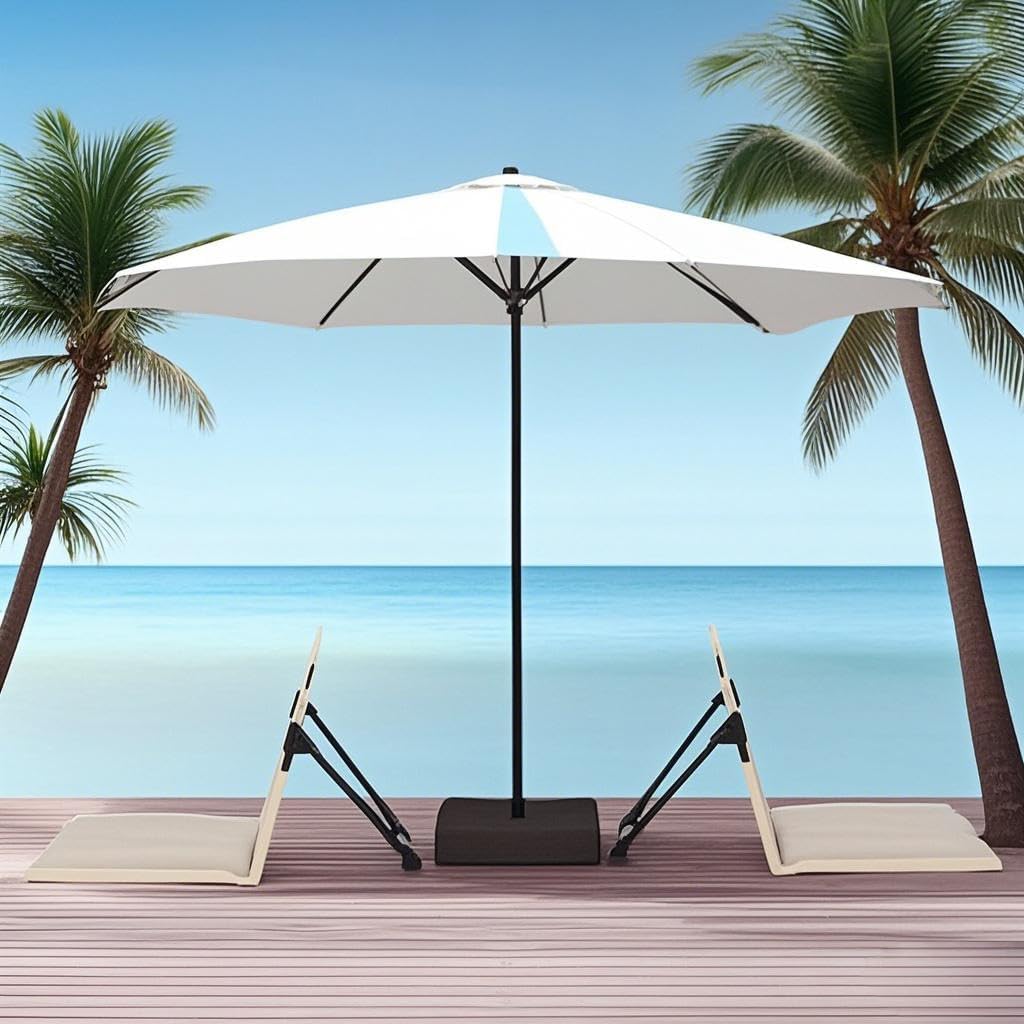 Black 2 Pack Foldable Poolside Chairs M620013