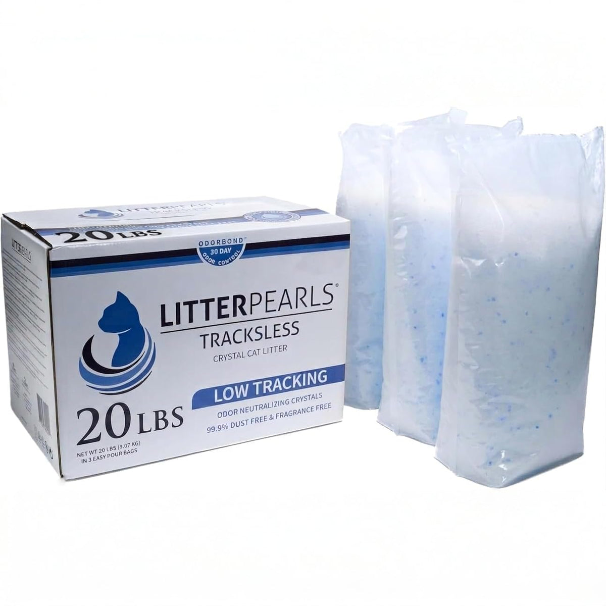 Low-Tracking 30-Day Odor Control Litter 20lbs K809285
