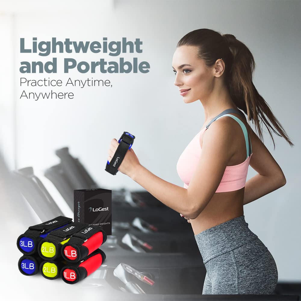 Soft Hand Weights with Straps H67721