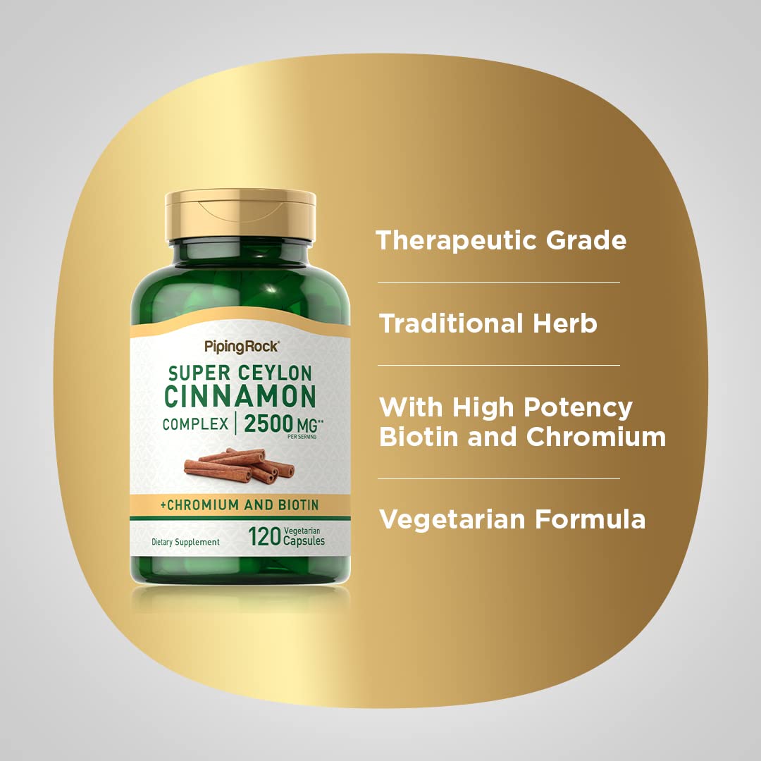 Ceylon Cinnamon Capsules 120 Pills L1924