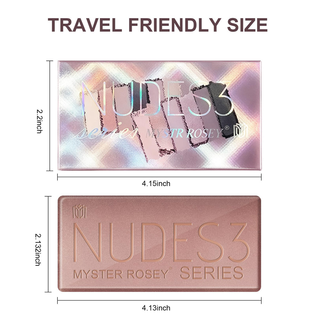 3 Mini Nudes Eyeshadow Palette K59887
