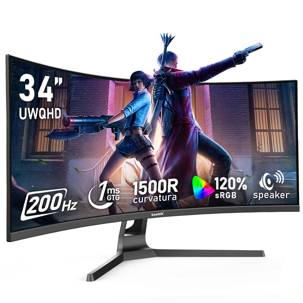 34 Inch Ultrawide Curved 200Hz Gaming Monitor P743